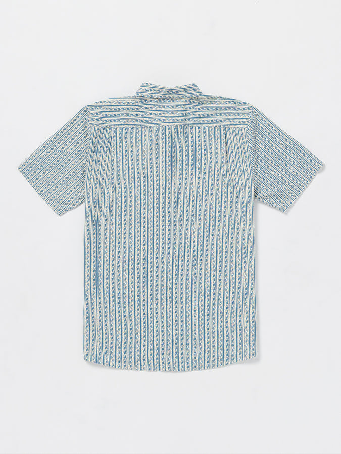 Scaler Stone Short Sleeve Woven Shirt - Dirty White