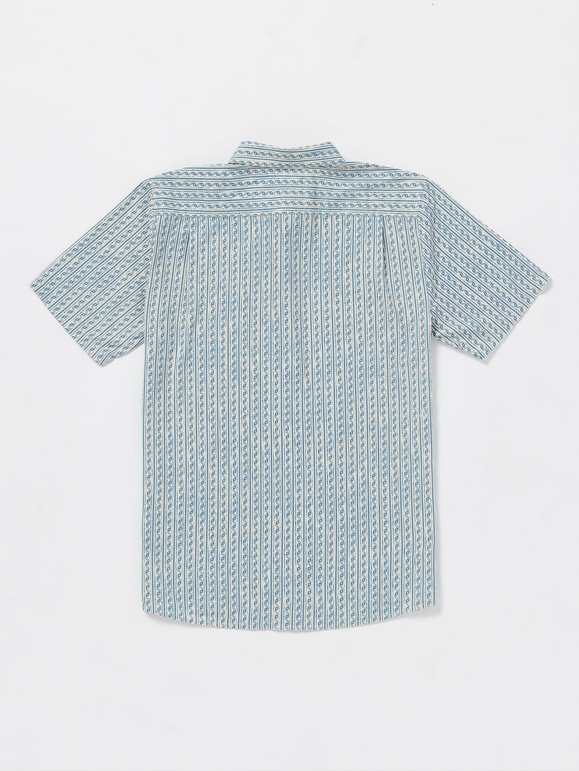 Scaler Stone Short Sleeve Woven Shirt - Dirty White