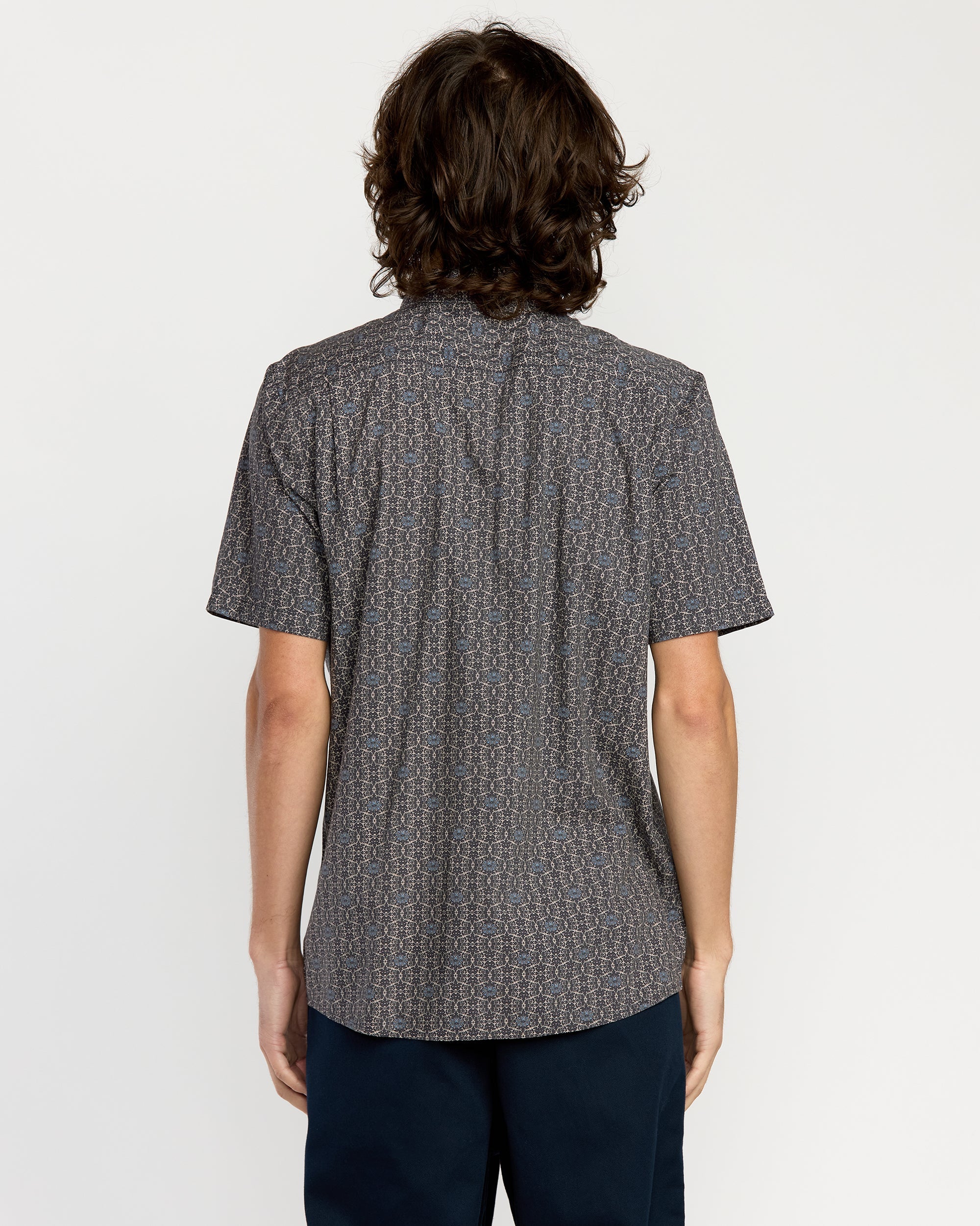 Mens Scaler Stone Woven Short Sleeve Shirt