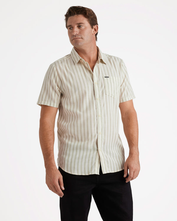 Arvostripe Women Short Sleeve Shirt