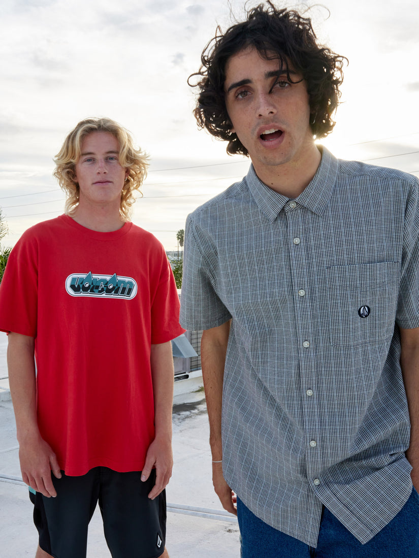 Lonsdale Short Sleeve Shirt - Egg White