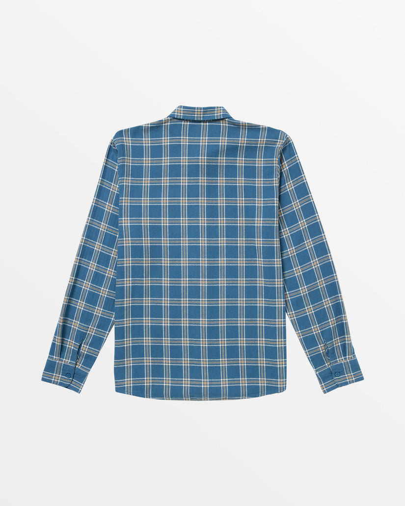 Loreto Flannel Long Sleeve - Smokey Blue