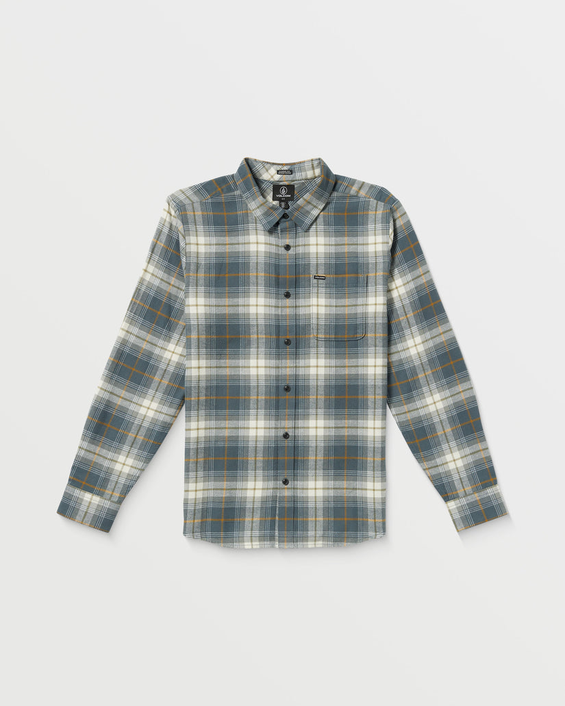 Caden Plaid Long Sleeve Shirt - Dark Slate