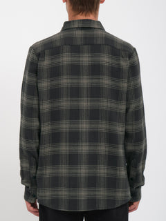 Tone Stone Long Sleeve Flannel Shirt - Stealth