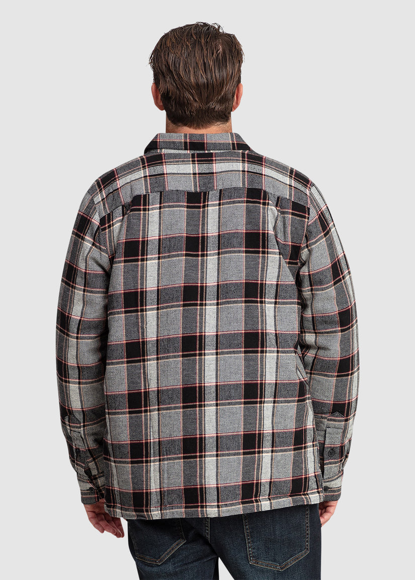 Brickstone Lined Flannel Long Sleeve Shirt - Dirty White