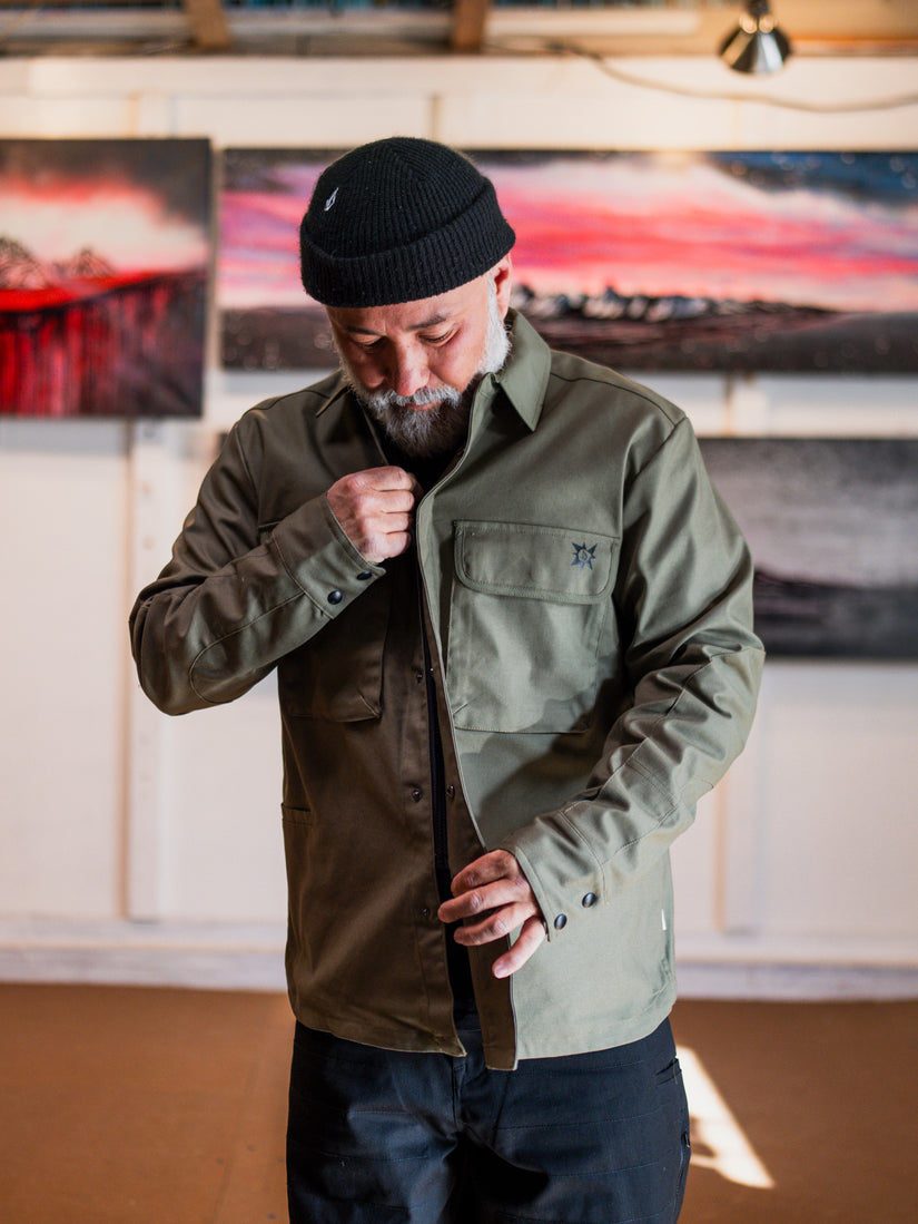 Tokyo True Bryan Iguchi Work Long Sleeve Shirt - Wintermoss