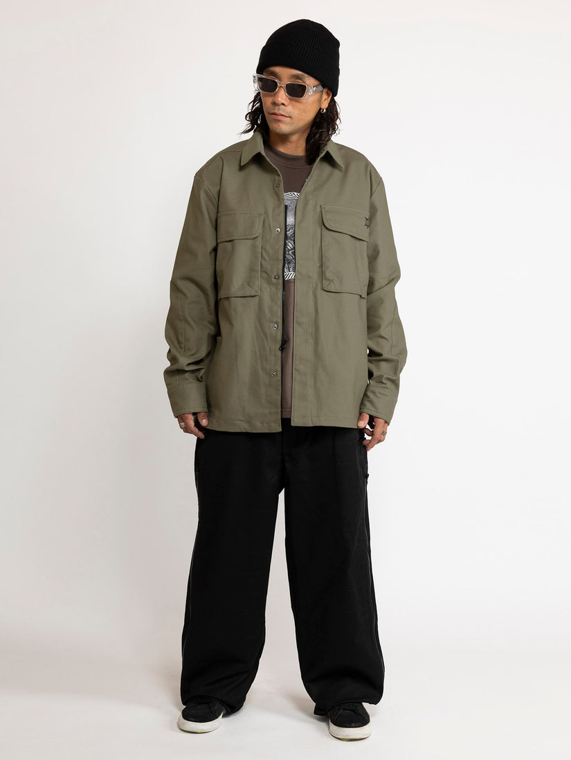 Tokyo True Bryan Iguchi Work Long Sleeve Shirt - Wintermoss
