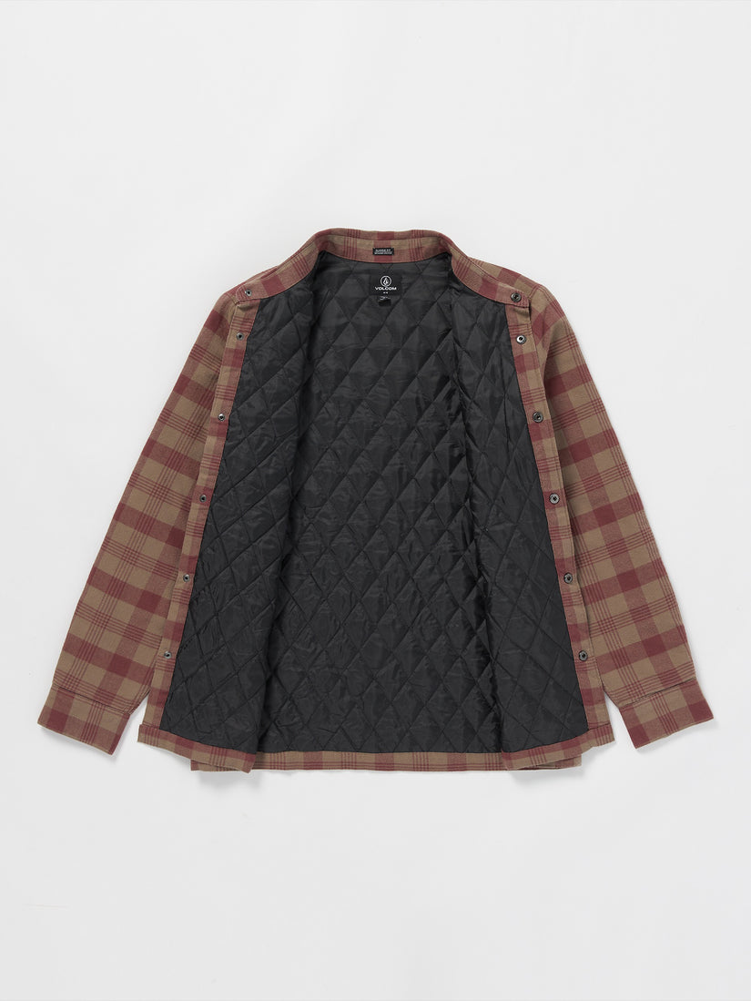 Stradostone Lined Long Sleeve Shirt - Teak