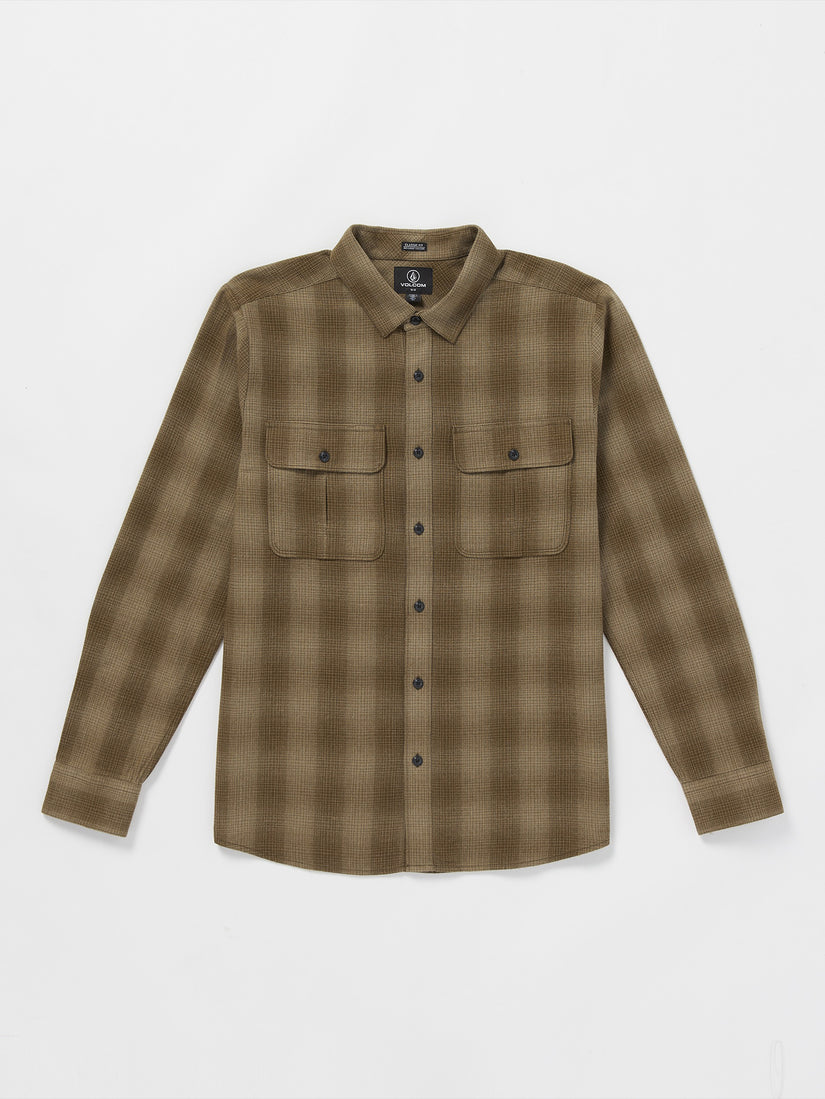 Shadowstone Flannel Long Sleeve Shirt - Dark Earth