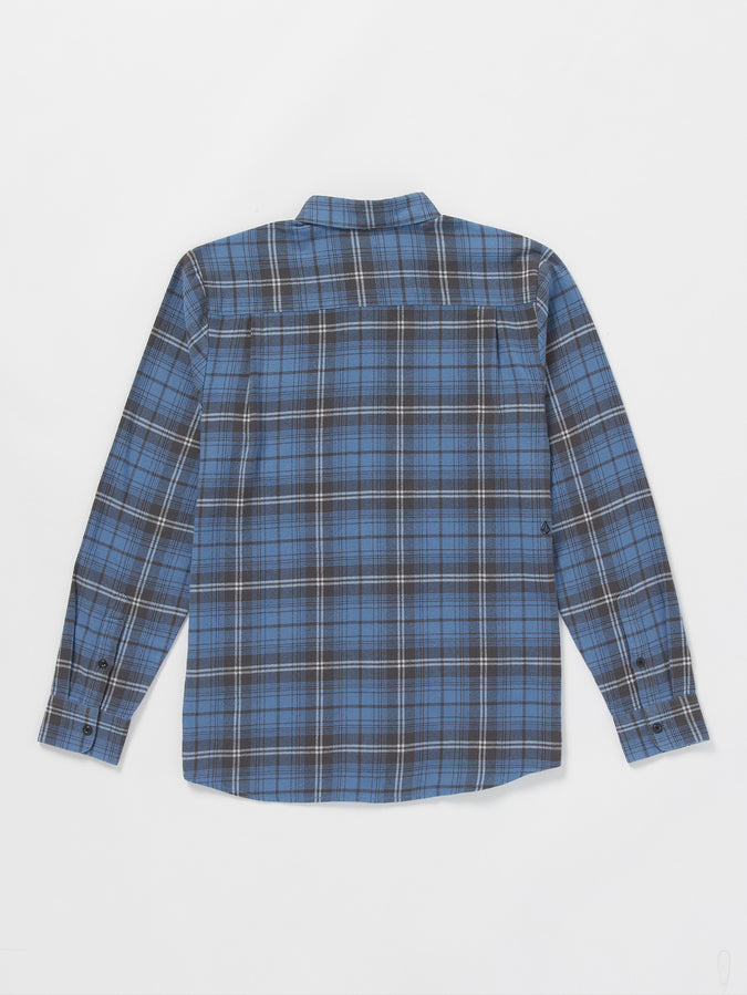 Caden Plaid Long Sleeve Shirt - Blueberry