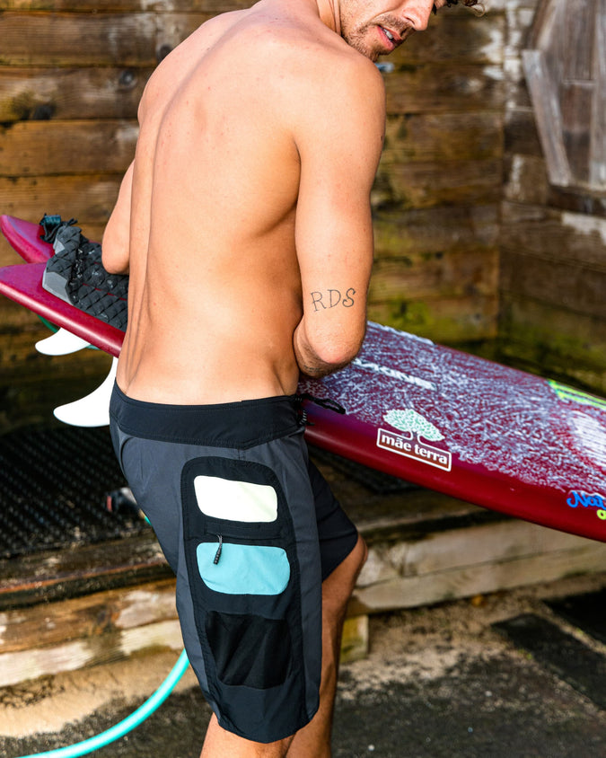 Surf Vitals Yago Dora 19" Boardshort - Stealth