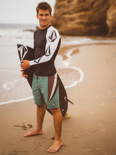 Surf Vitals J Robinson Mod-Tech Boardshorts - Fir Green