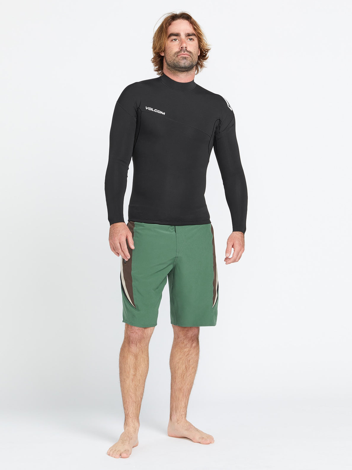 Surf Vitals J Robinson Mod-Tech Boardshorts - Fir Green