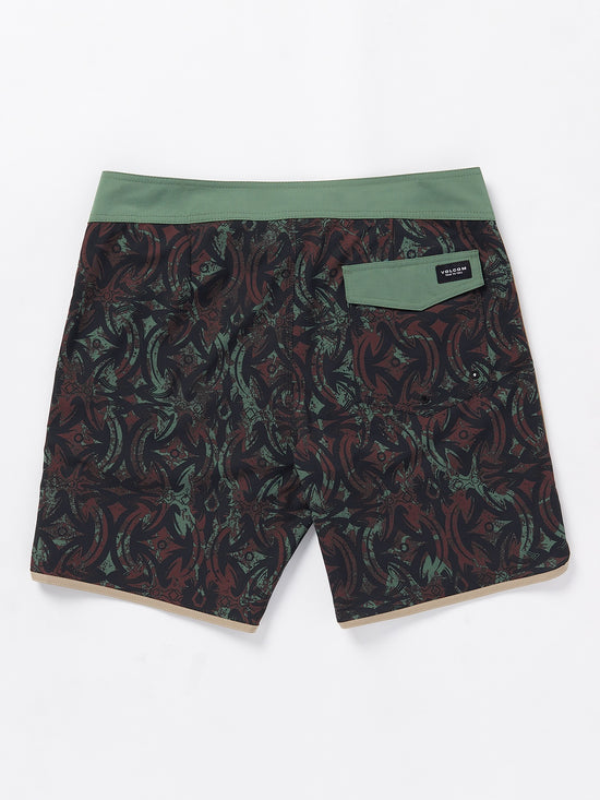 Mens Lido Print Scallop Mod 19" Boardshort