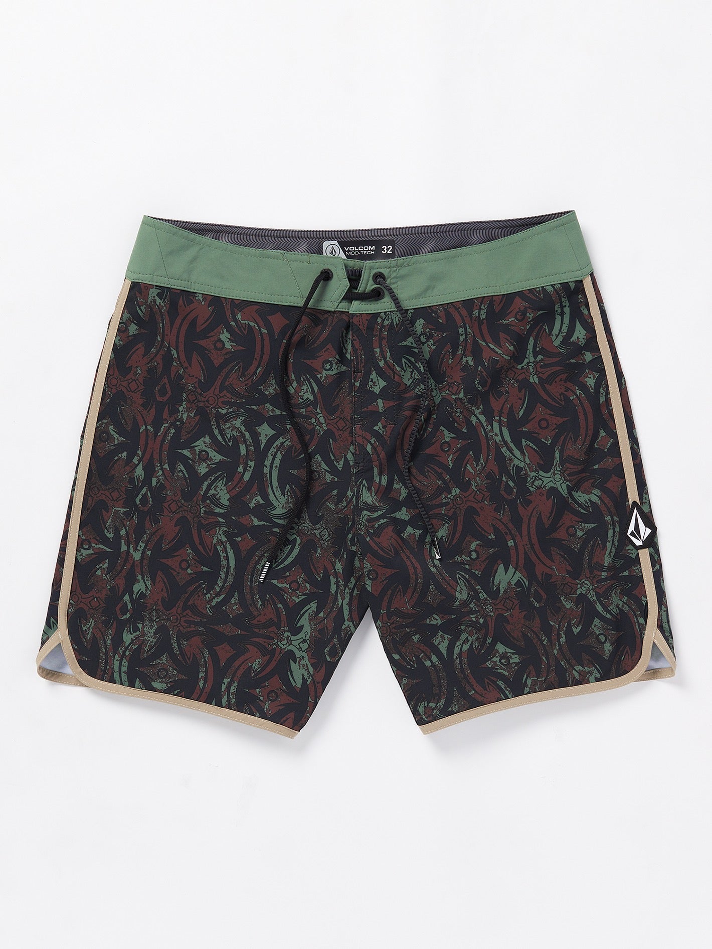 Lido Print Scallop Mod 19" Boadrshort