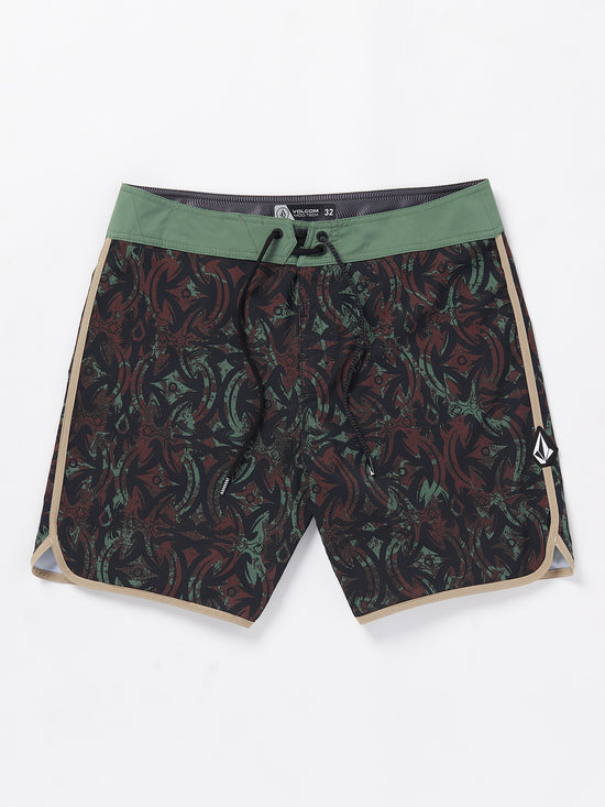 Mens Lido Print Scallop Mod 19" Boardshort