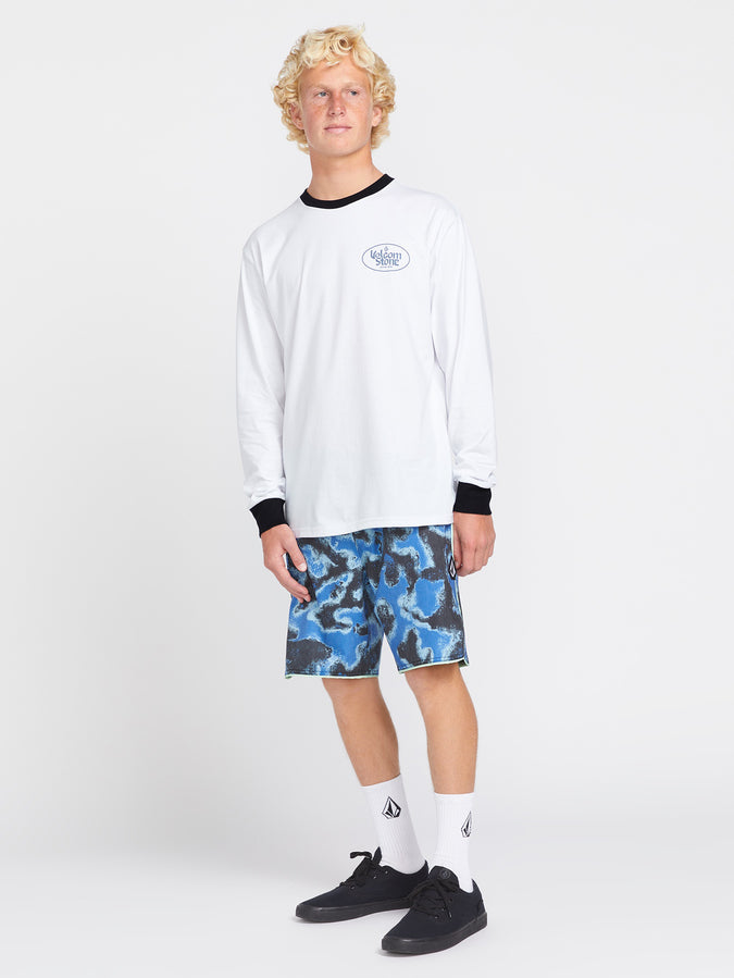 Barnacle Sponge Stoney 19" Boardshorts - Patriot Blue