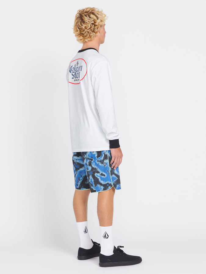 Barnacle Sponge Stoney 19" Boardshorts - Patriot Blue
