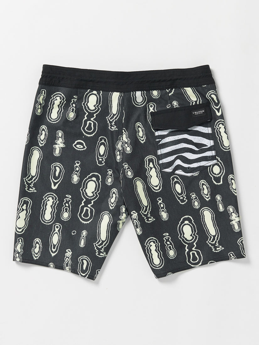 Shaken Stirred Stoney Boardshort 19" - Black