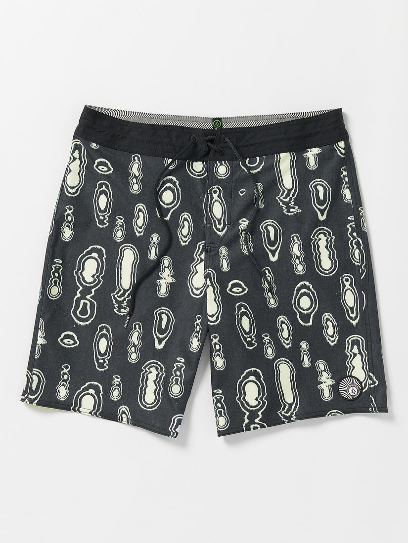 Shaken Stirred Stoney Boardshort 19" - Black