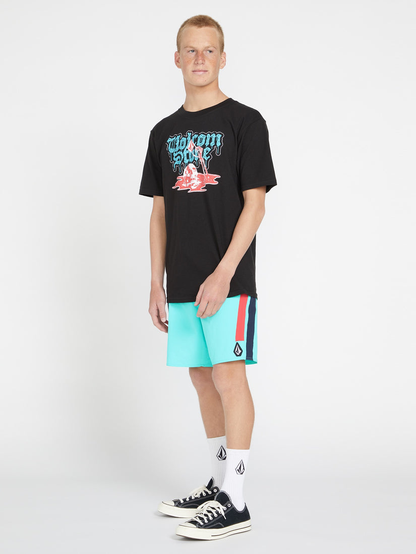 Arched Liberators Boardshort 18" -  Neon Blue