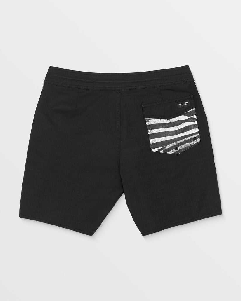 Dos Papas Stoney 18" Boardshort - Black