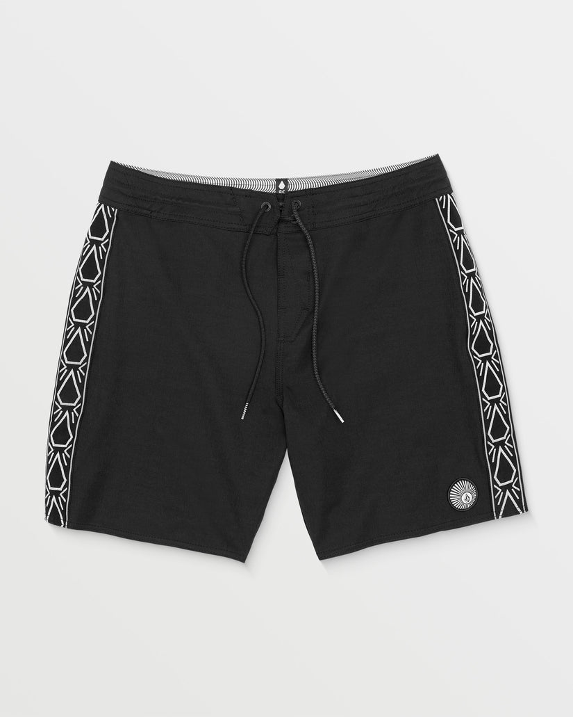 Dos Papas Stoney 18" Boardshort - Black