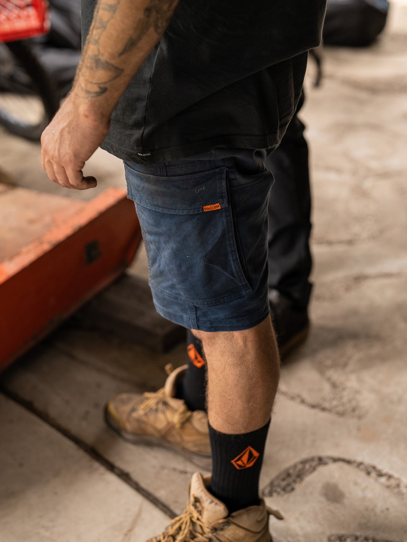 Mens Volcom Workwear Caliper Work Short 20"