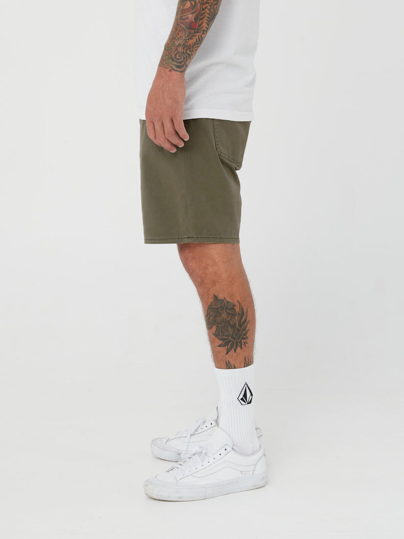 V Kinkade Light Weight Short - Military