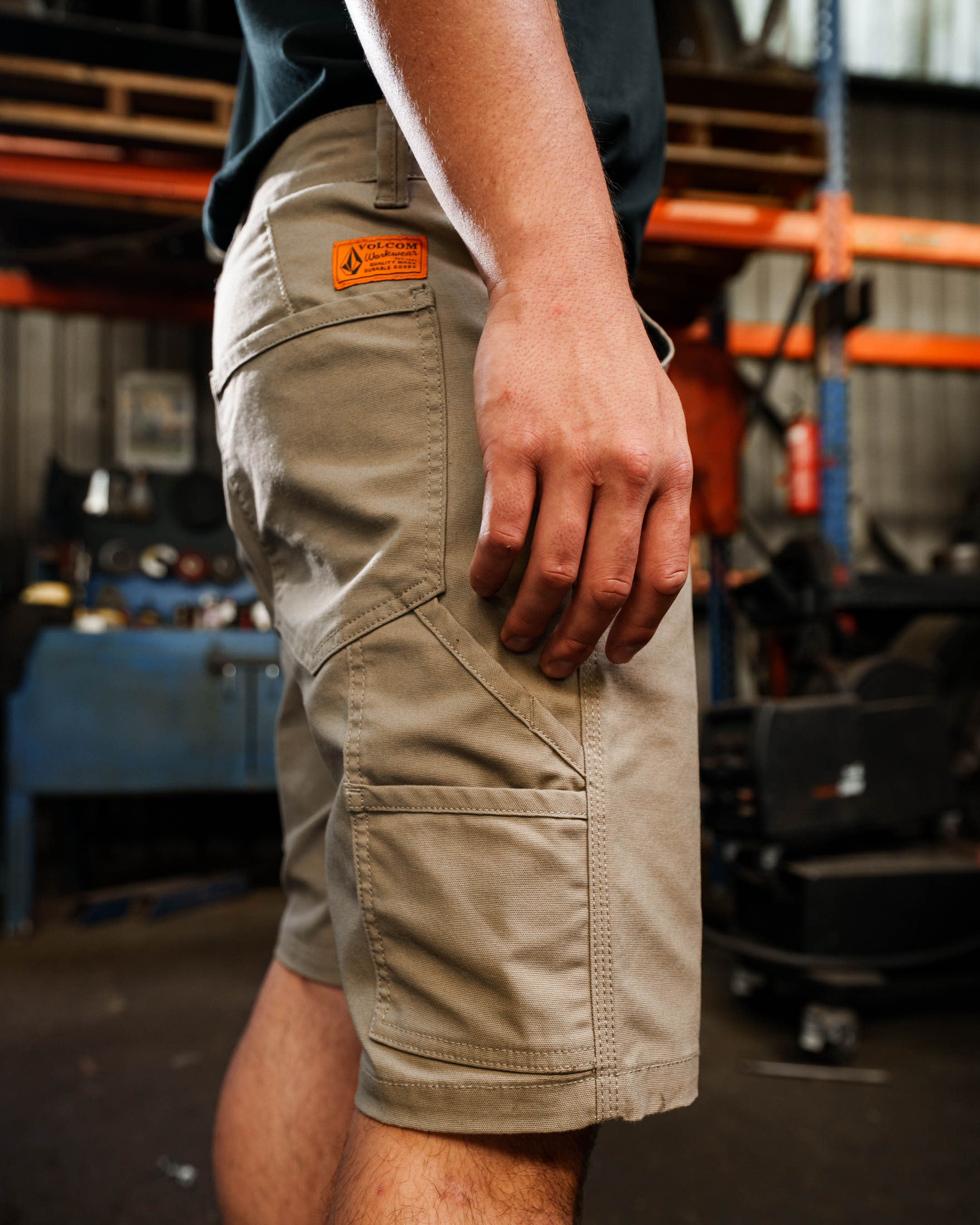 Mens Volcom Workwear Caliper II Work Short 20"