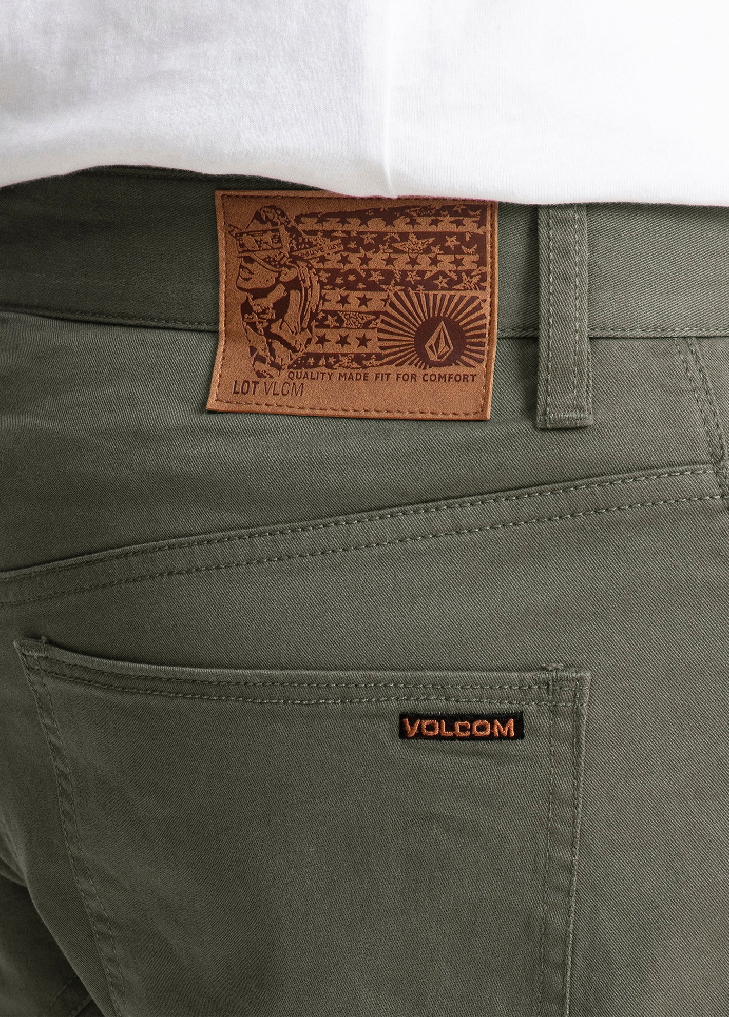 Solver Lite 5 Pocket Shorts - Army Green Combo – Volcom