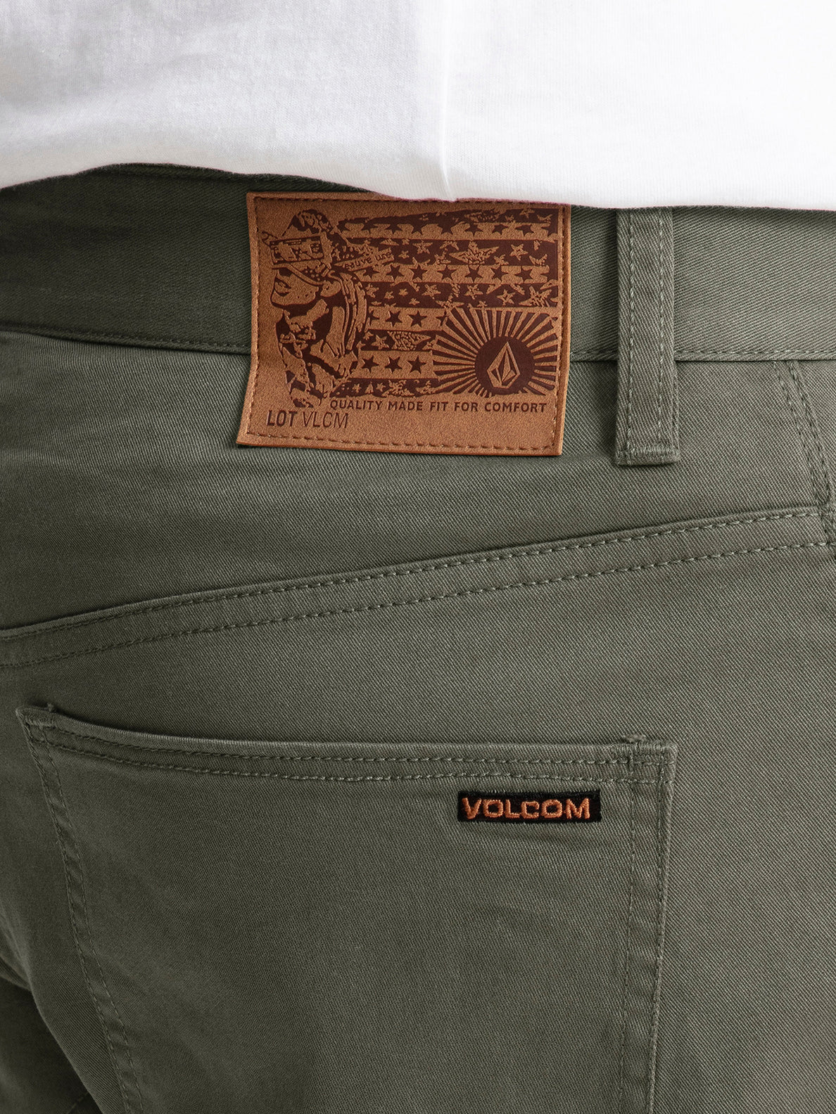 Solver Lite 5 Pocket Shorts - Army Green Combo – Volcom