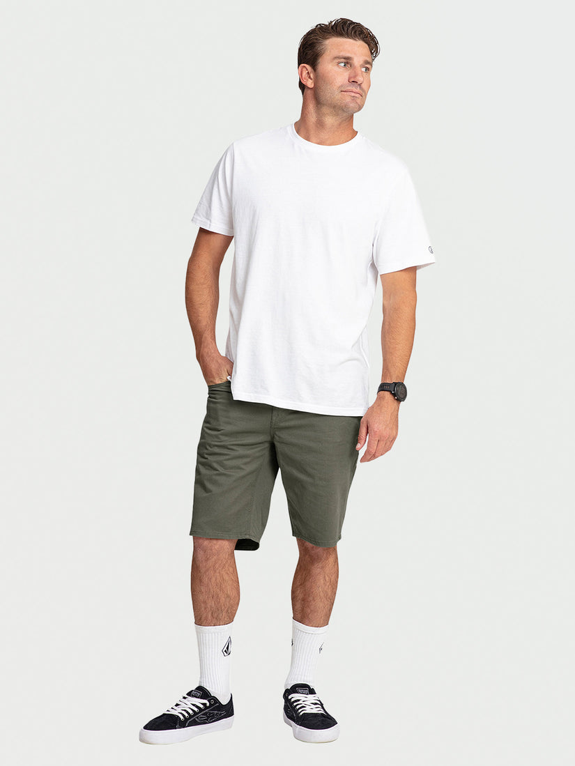 Solver Lite 5 Pocket 19" Short - Army Green Combo