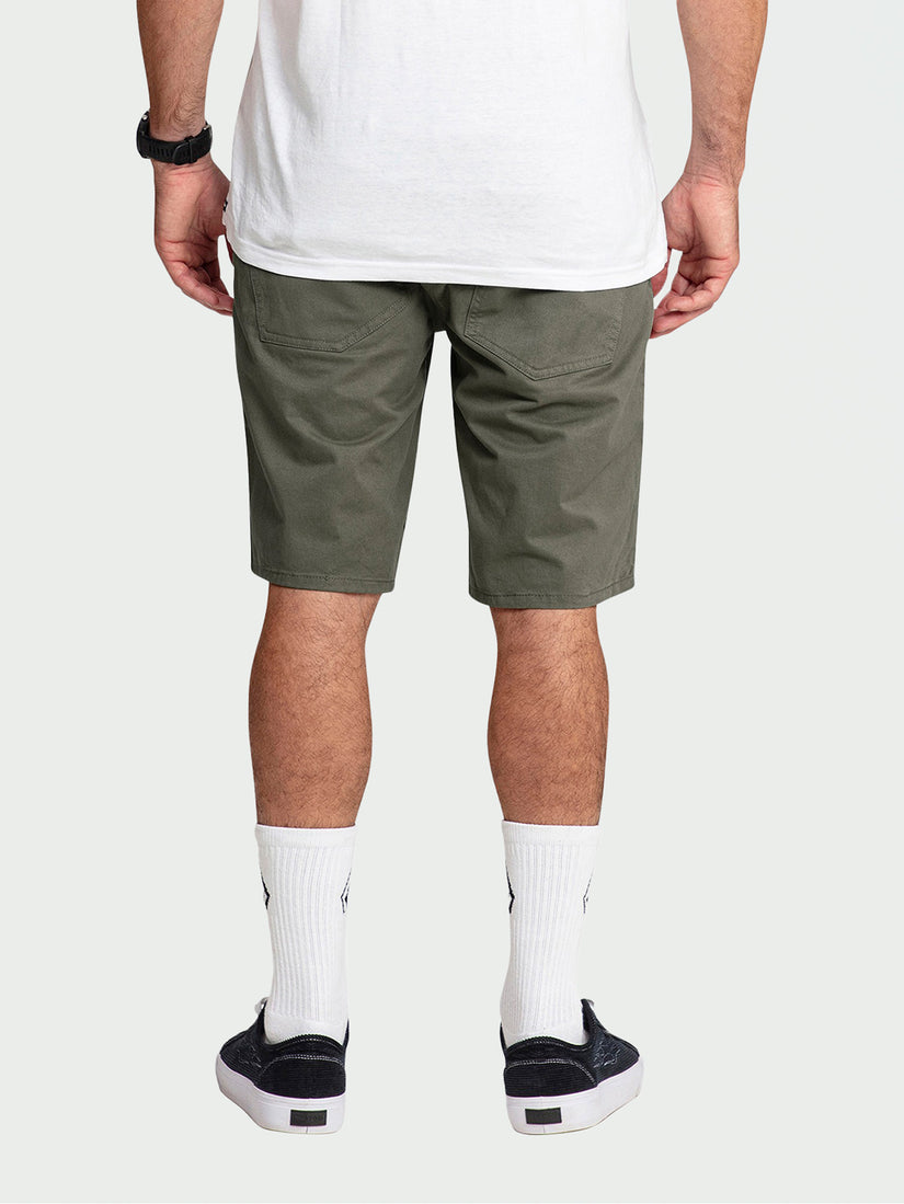 Solver Lite 5 Pocket 19" Short - Army Green Combo