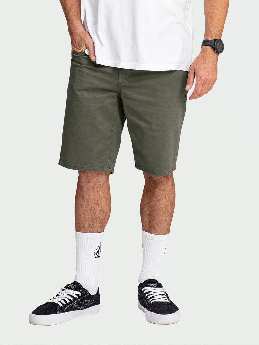 Solver Lite 5 Pocket 19" Short - Army Green Combo