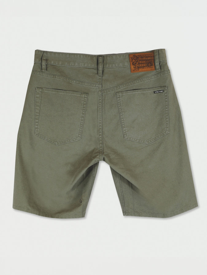 Modown Canvas 5 Pocket 20" Short - Army Green Combo