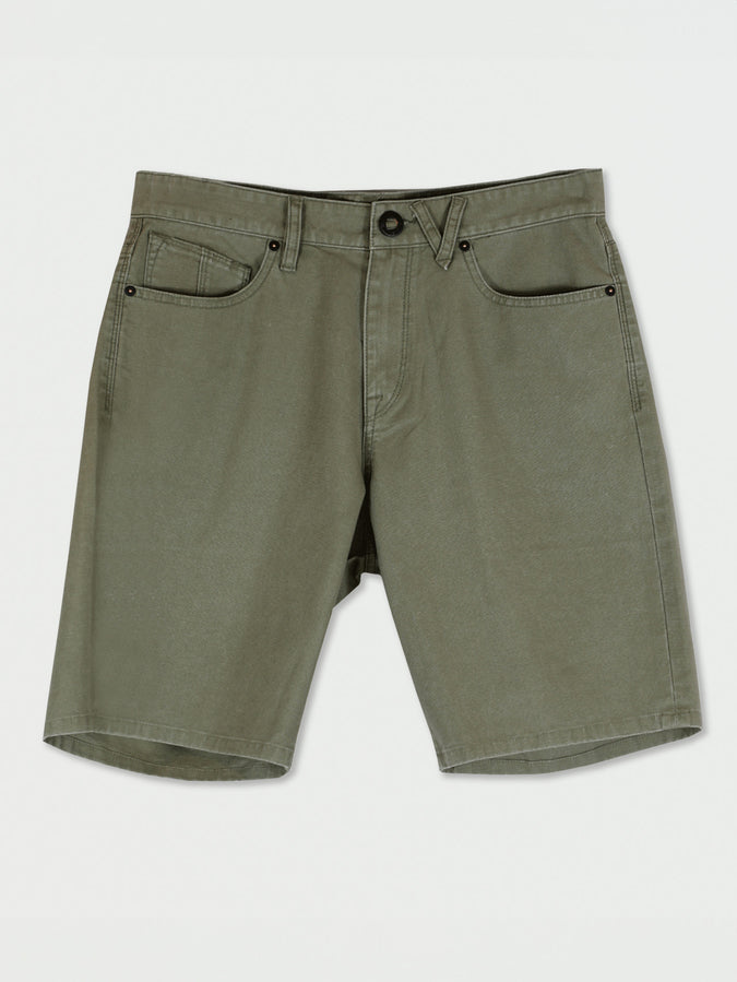 Modown Canvas 5 Pocket 20" Short - Army Green Combo