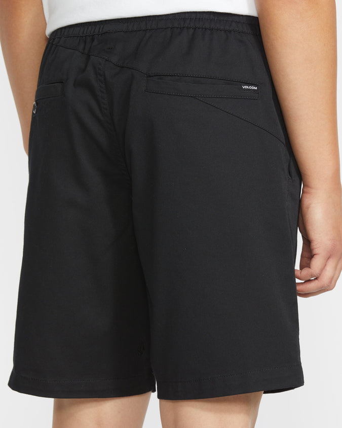 Frickin Elastic Waist Shorts 19" - Black