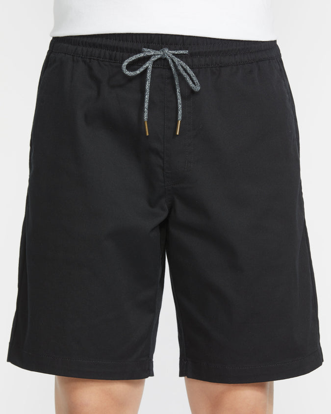 Frickin Elastic Waist Shorts 19" - Black