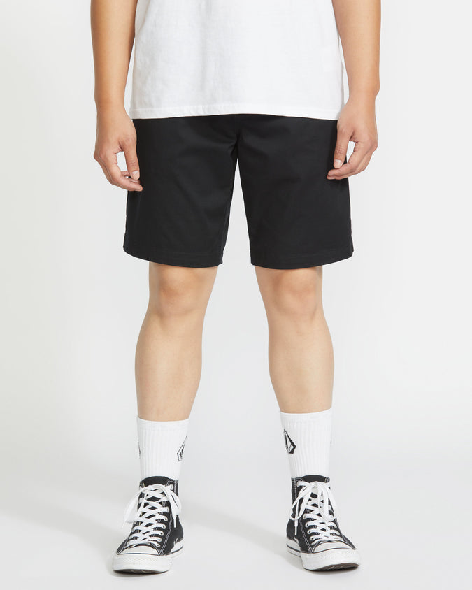 Frickin Elastic Waist Shorts 19" - Black