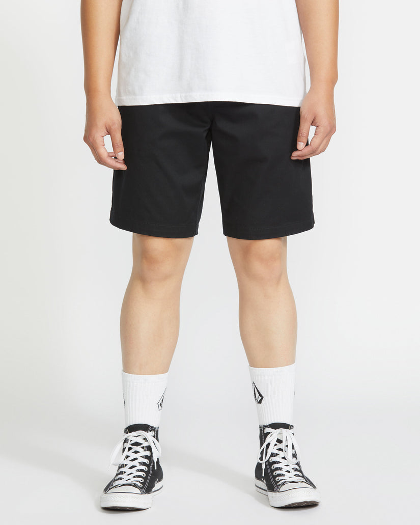 Frickin Elastic Waist Shorts 19" - Black