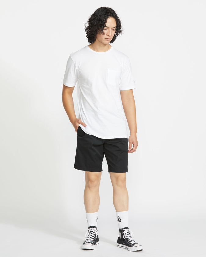 Frickin Elastic Waist Shorts 19" - Black