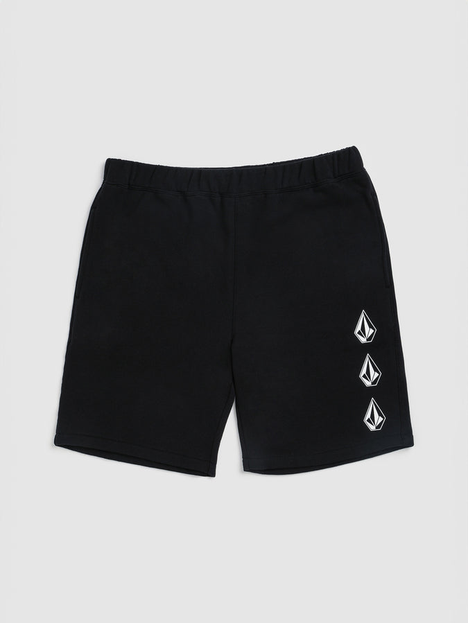 Iconic Stone Fleece Short 19.5" - Black