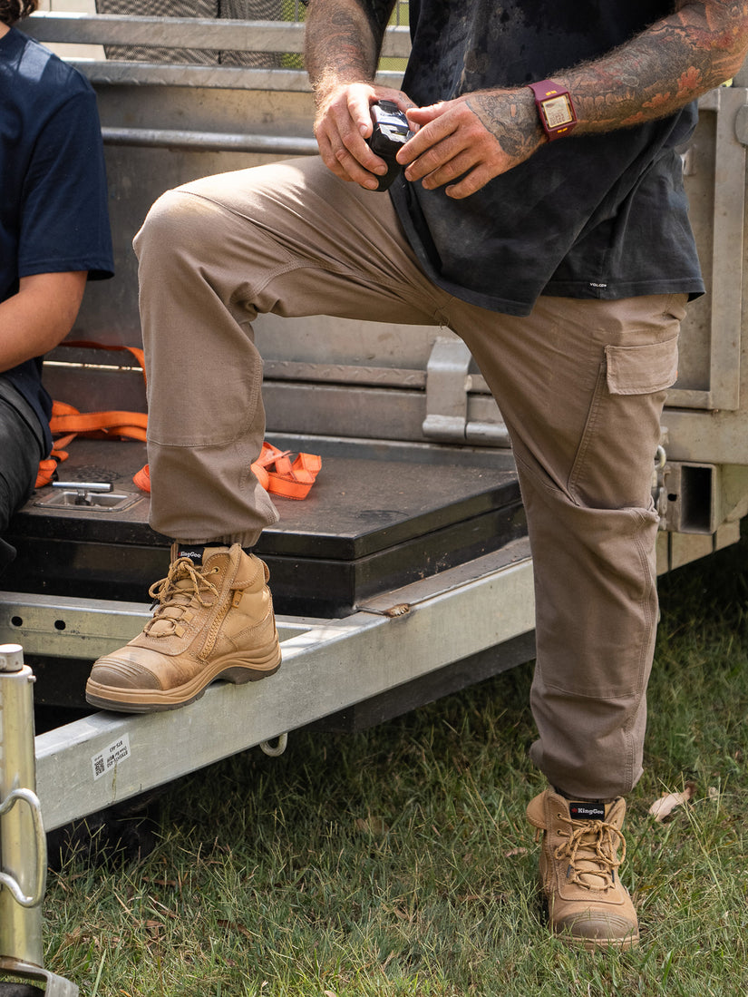 Volcom Workwear Caliper Cuffed Pant - Brindle