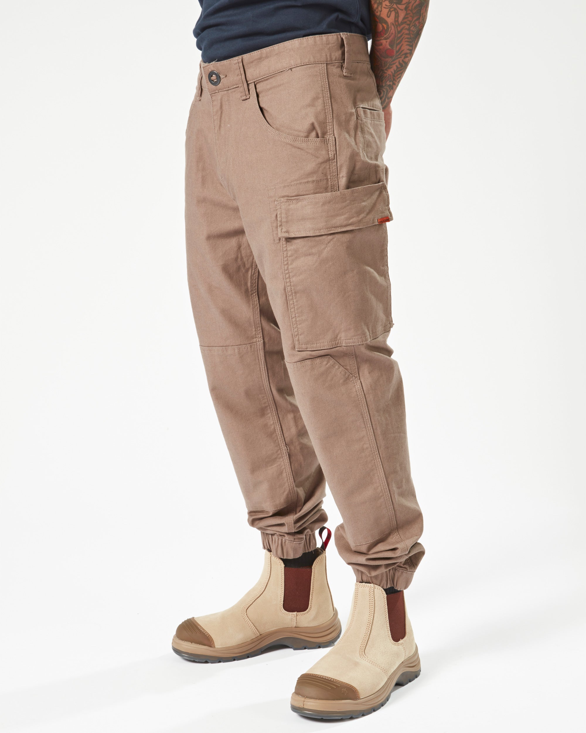 Mens Volcom Workwear Caliper Cuffed Pant