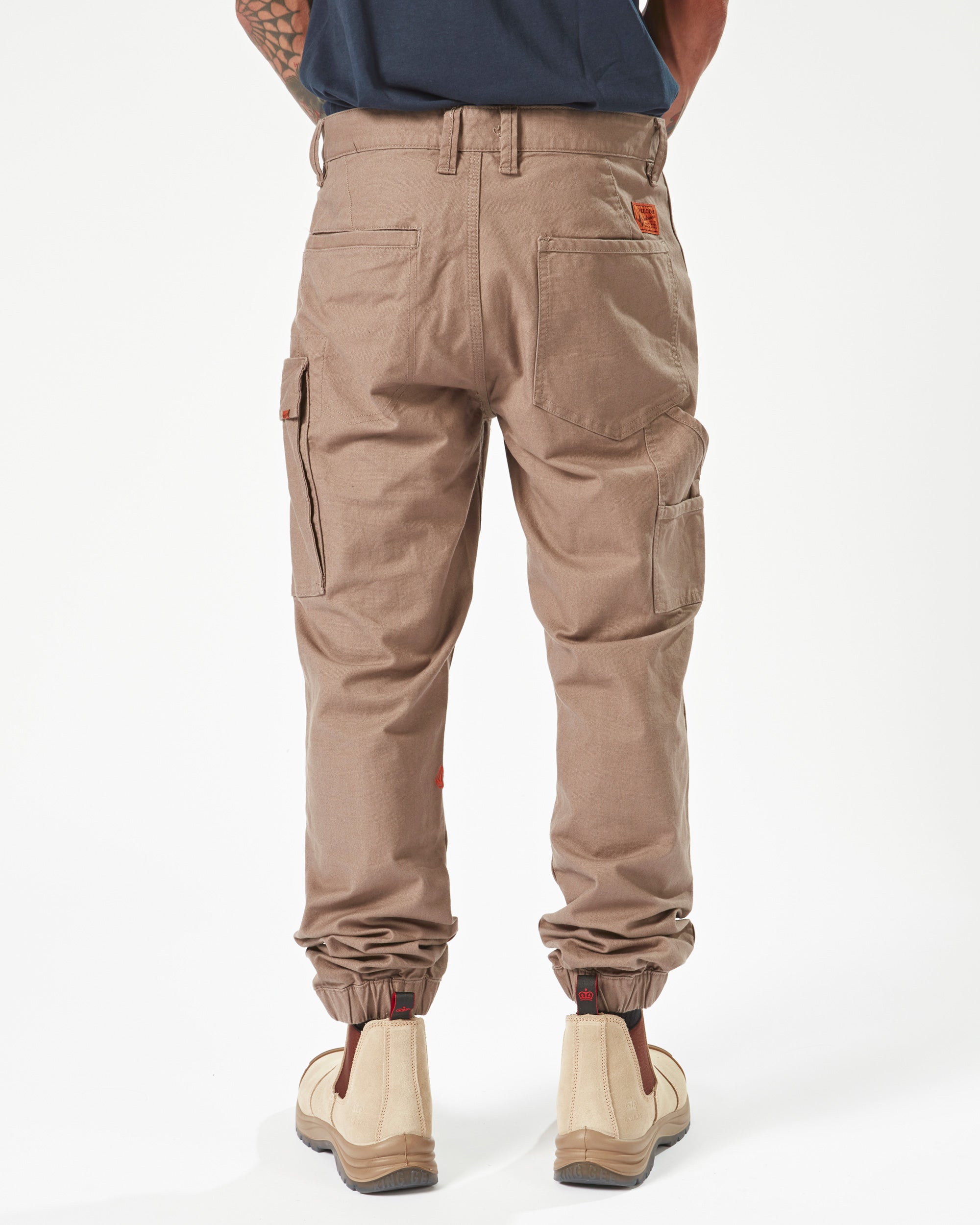 Mens Volcom Workwear Caliper Cuffed Pant