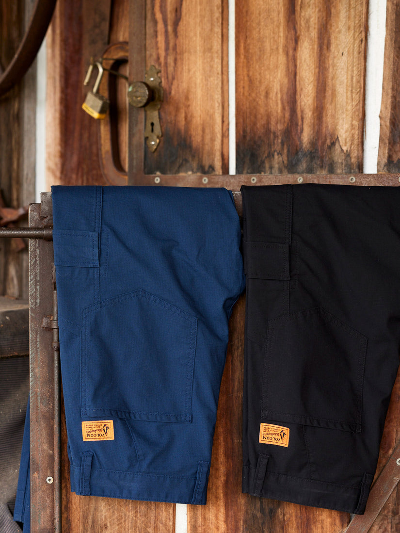 Volcom Workwear Meter Light Cuffed Pant - Black
