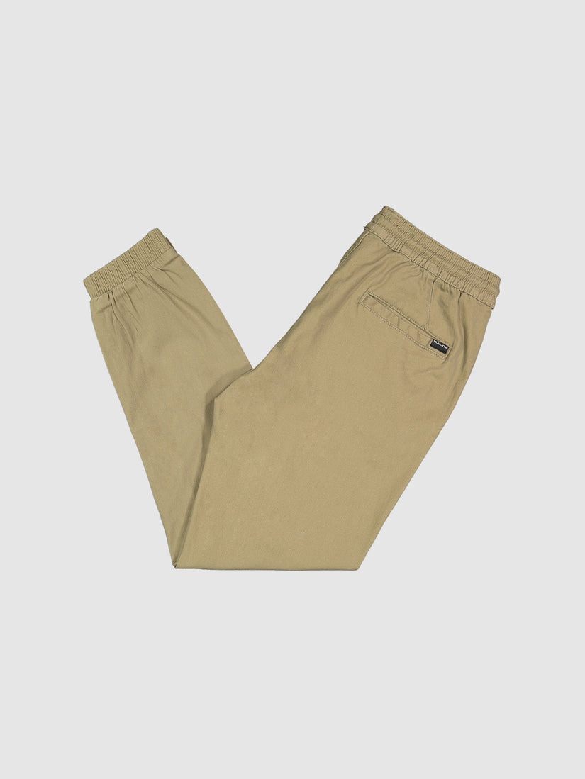 Road Trip Elastic Waist Pant - Khaki