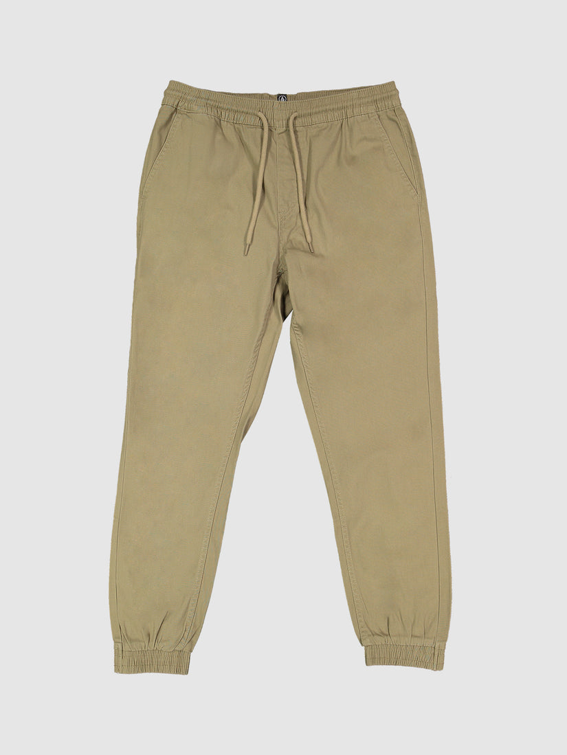 Road Trip Elastic Waist Pant - Khaki