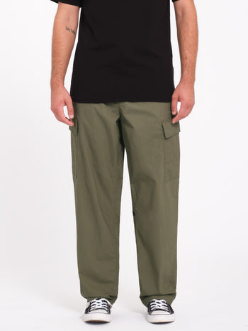 Billow Tapered Elastic Waist Cargo Pant